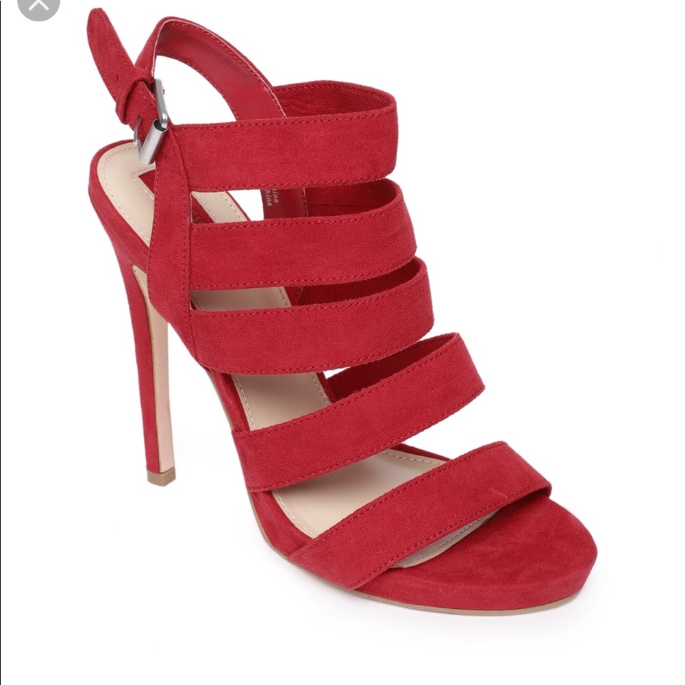 Red Gladiator heels
